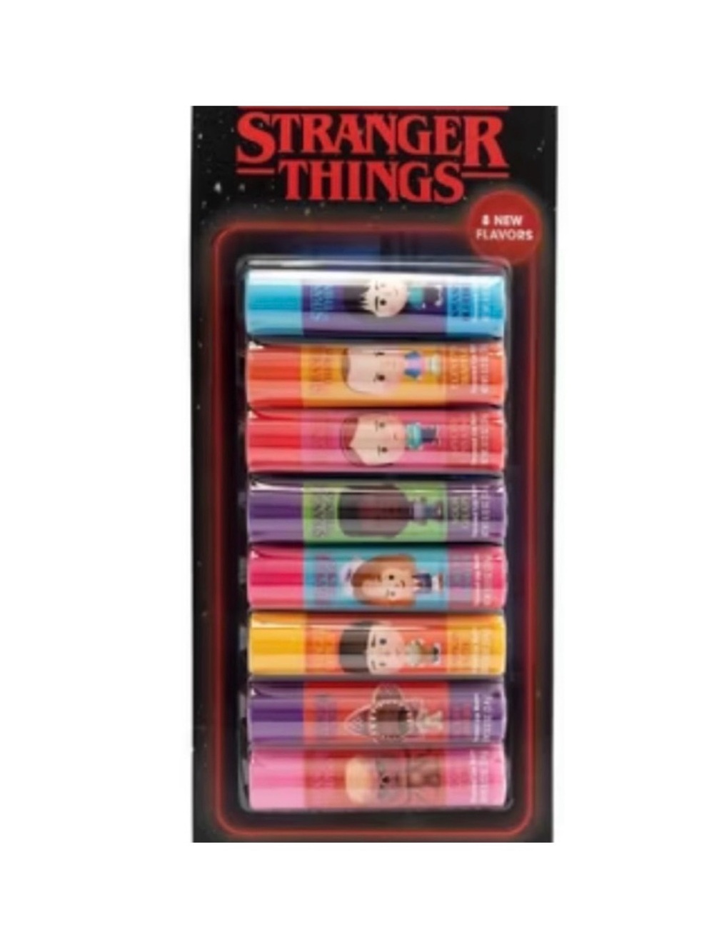 Stranger Things Lip Balm Set w/ bonus sticker pack